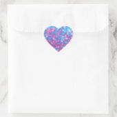 Glans Hart Sticker (Tas)