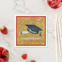 Glans! Leuke, op maat gemaakte papieren feestserve Servet