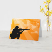 Glans neer op Militair Kaart (Gele Bloem)