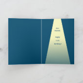 Glans op Gelukkige 60ste Verjaardag Kaart (Binnen)