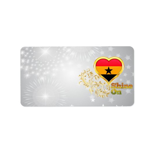 Glans op Ghana Etiket (Voorkant)