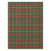 Glans Rode Groene Kerst Tartan Tafelkleed (Voorkant)