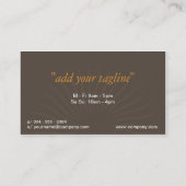 Glans Sier Element Visitekaartje (Achterkant)