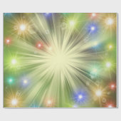 glans, ster, glans, gloed, glitter, licht, effect cadeaupapier (Vlak)
