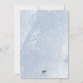 Glans, Stof Blauw Waterverf + Nep-Metaal Kaart (Achterkant)