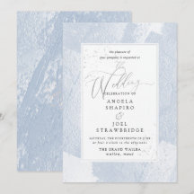 Glans, Stof Blauw Waterverf + Nep-Metaal