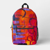 "Glans van de Haard" Bedrukte Rugzak (Voorkant)