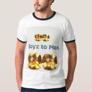 Glans van edelstenen: Mannelijkheid in Muurkunst T-shirt