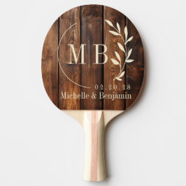 Glans Verfplaten Blad Trouw Monogram Tafeltennisbatje