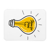 Glans voor JEZUS - Matteüs 5:16 Zondag School Magneet (Horizontaal)