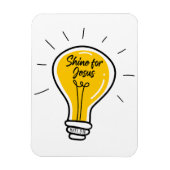 Glans voor JEZUS - Matteüs 5:16 Zondag School Magneet (Verticaal)