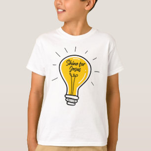 Glans voor JEZUS - Matteüs 5:16 Zondag School T-shirt