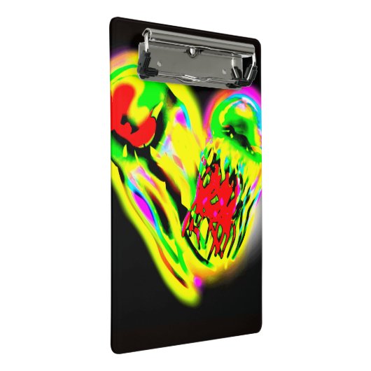 Glansvis Geel Mini Klembord (Schuin)