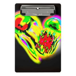 Glansvis Geel Mini Klembord