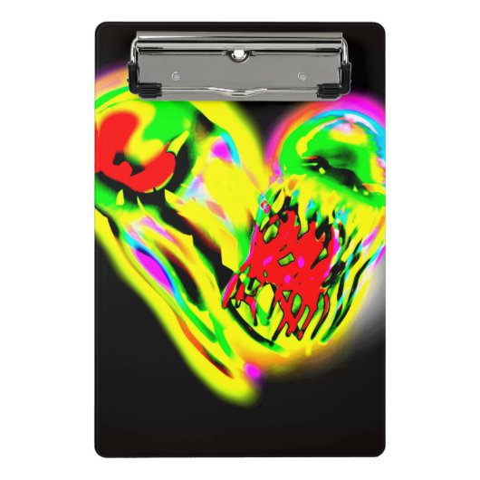 Glansvis Geel Mini Klembord (Voorkant)