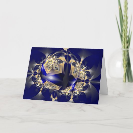 glanzen in de donkerste tijd (#3) feestdagen kaart (Voorkant)