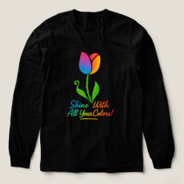 Glanzen met al uw kleuren - Inspirerend verzamelen Tri-Blend Shirt