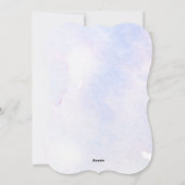 glanzen | Zilveren en lichtblauwe Chanoeka foto Feestdagenkaart (Achterkant)