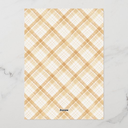 Glanzend 12 dagen van Kerstmis Foto Folie Feestdagenkaart (Achterkant)