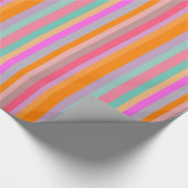 Glanzend 30 x 6' glanzend omslagpapier, Mandarijns Cadeaupapier (Hoek)