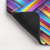 Glanzend Abstract Neon Gradient Muismat Design (Hoek)