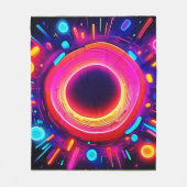 Glanzend Abstract Ontwerp Fleece Deken (Voorkant)