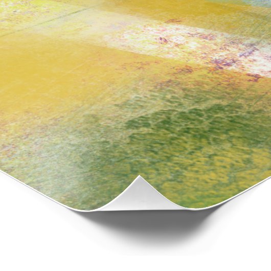 Glanzend Abstract Poster (Hoek)