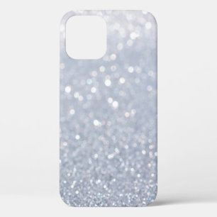 glanzend abstracte achtergrond van zilverglitter Case-Mate iPhone case