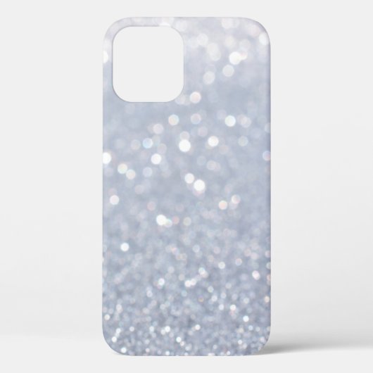 glanzend abstracte achtergrond van zilverglitter Case-Mate iPhone case (Achterkant)