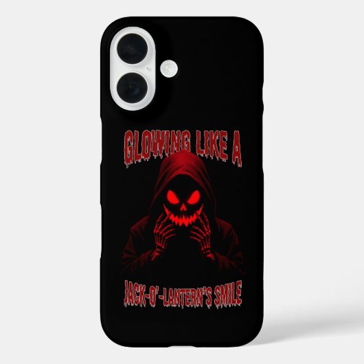 Glanzend als de glimlach van een Jack-o'-Lantern Case-Mate iPhone Case (Achterkant)