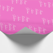 Glanzend Birthday Wrapping Paper Cadeaupapier (Hoek)