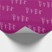 Glanzend Birthday Wrapping Paper Cadeaupapier (Hoek)