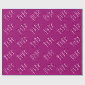 Glanzend Birthday Wrapping Paper Cadeaupapier (Vlak)