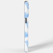 Glanzend blauw diamant karaat Case-Mate iPhone case (Achterkant / Rechts)