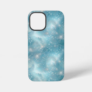 Glanzend Blauw Glitterend Ontwerp  iPhone 12 Mini Hoesje