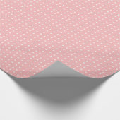 Glanzend Blush Pink Wrapping Paper Cadeaupapier (Hoek)