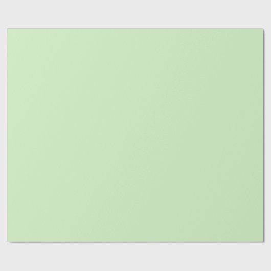 Glanzend Bord Tea Green Wrapping Papier (Vlak)