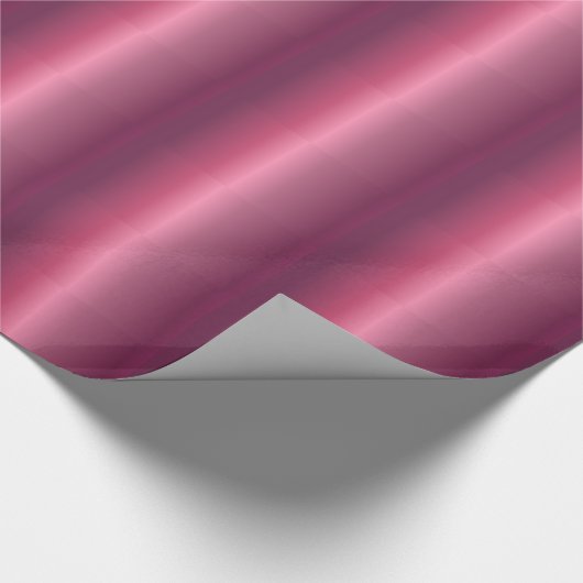 Glanzend Bordeaux kleurontwerp glamoureus Cadeaupapier (Hoek)