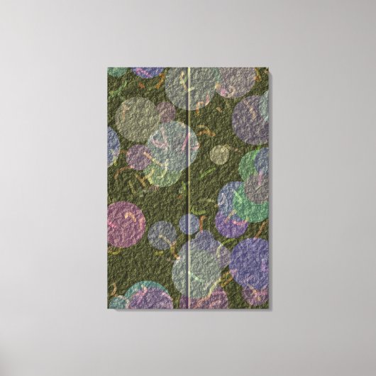 Glanzend Borduurontwerp Canvas Afdruk (Voorkant)