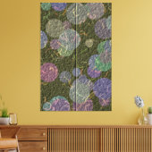 Glanzend Borduurontwerp  Canvas Afdruk (Insitu (Woonkamer))