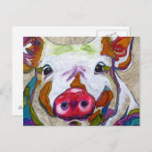 Glanzend. Briefkaart (Voorkant / Achterkant)