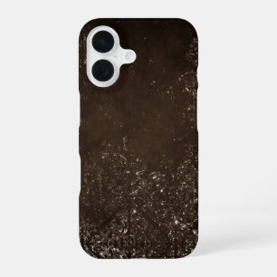 glanzend brons Rich Brown Glam Damask iPhone 16 Hoesje