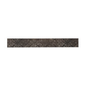 glanzend brons | Rich Brown Glam Damask Uitnodigingen Wikkel (Vlak)
