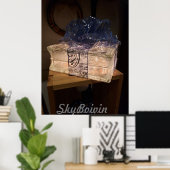 glanzend cadeau poster (Thuiskantoor)