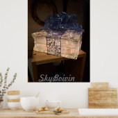 glanzend cadeau poster (Keuken)