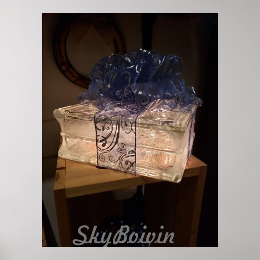 glanzend cadeau poster (Voorkant)