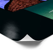 Glanzend 'Color Me'-Poster Perfect Poster (Hoek)