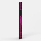 Glanzend dieproze damastpatroon Case-Mate iPhone case (Achterkant/rechts)