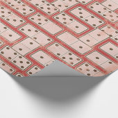Glanzend Domino Wrapping Paper Cadeaupapier (Hoek)