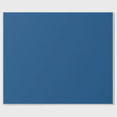 Glanzend donker ceruleaans blauw inpakpapier (Vlak)